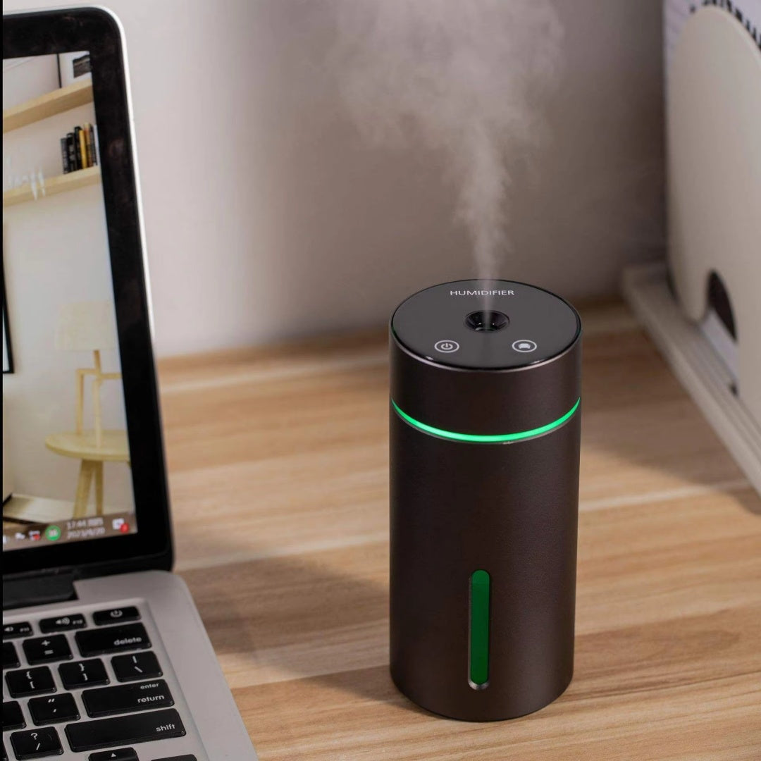 Portable Car Air Humidifier Aluminium Essential Oil Diffuser 260ml Car Aroma Diffuser For Home Office
