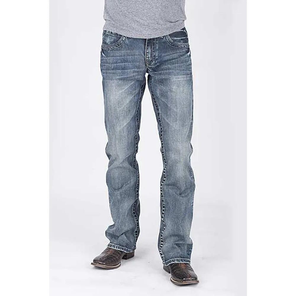 Tin Haul Guy's Jean (Medium Wash) - Men's Bootcut Jeans