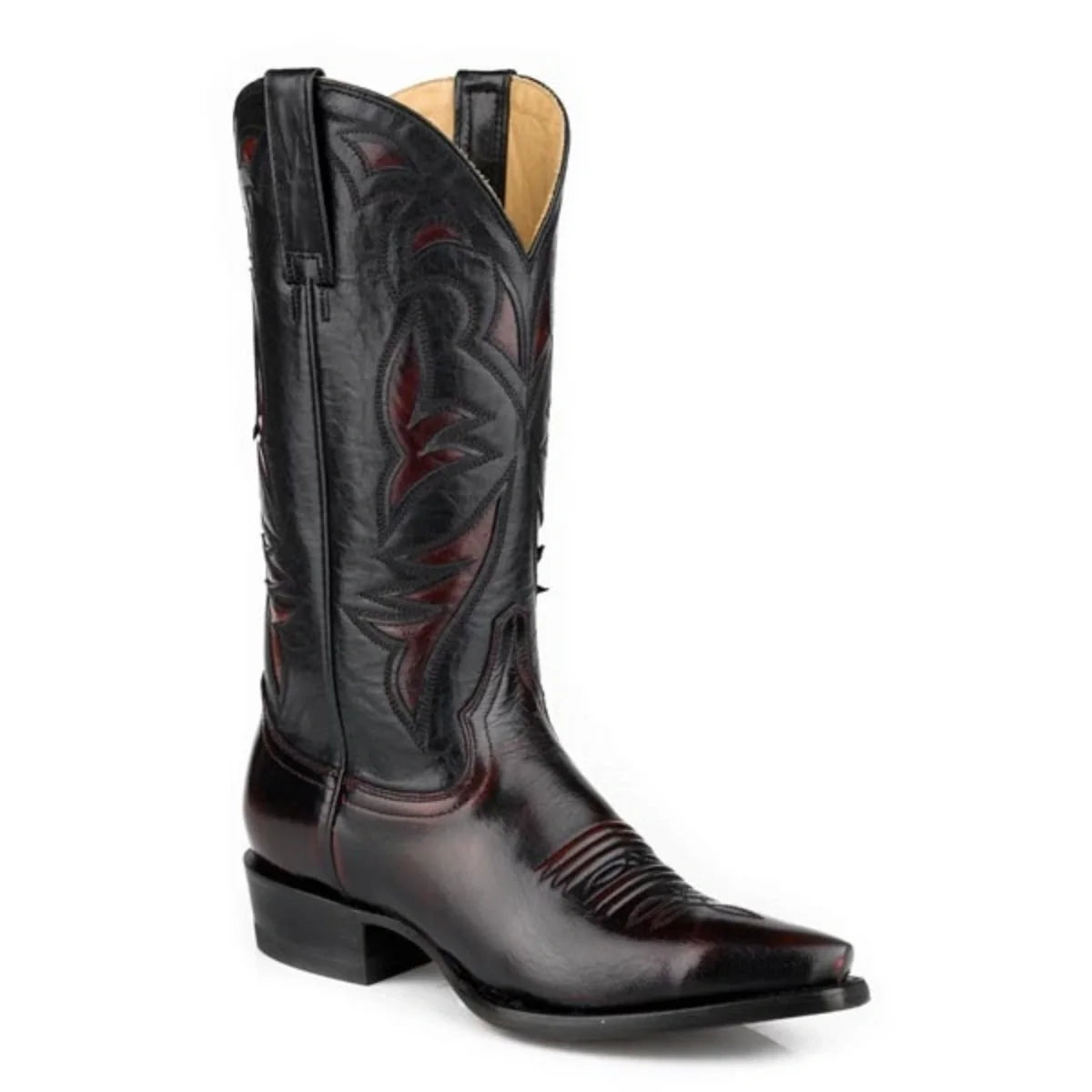 Stetson Georgia (Black Cherry) - Women's Leather Cowgirl Boot