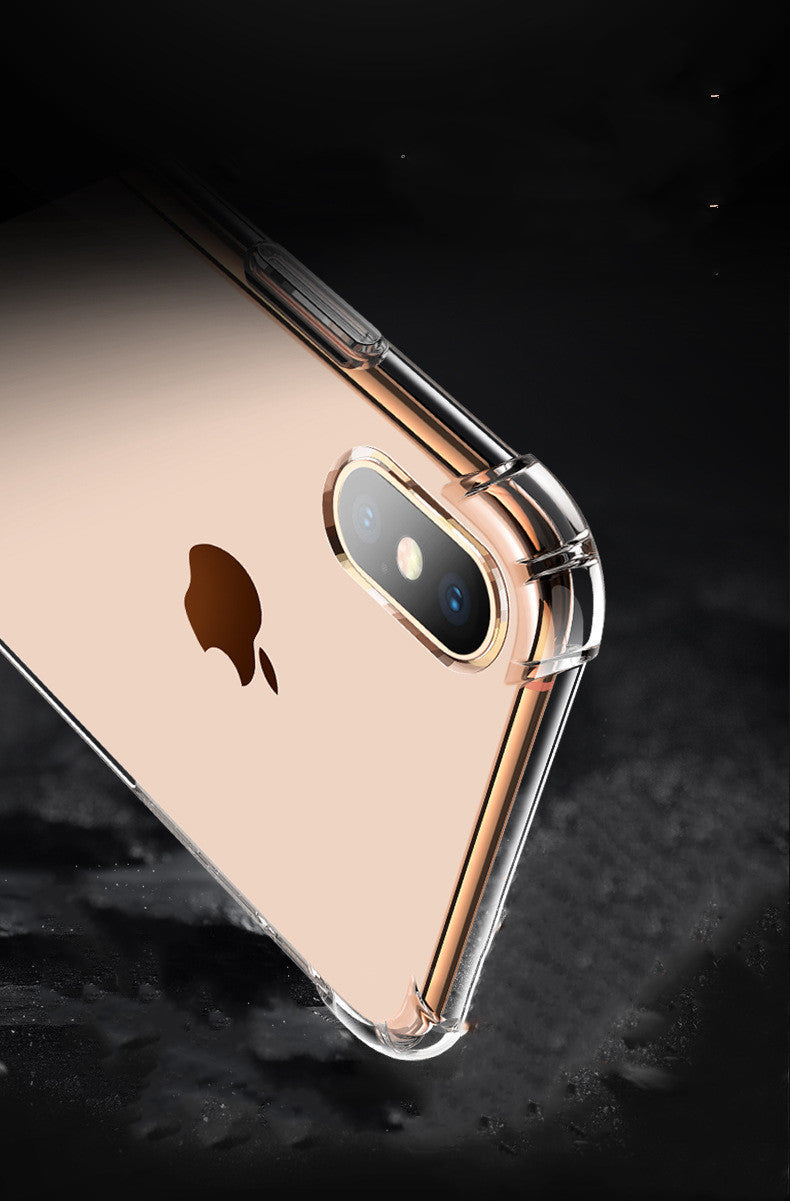 Compatible With Apple, Luxury Transparent Shockproof Silicone Case For 11 X Xr Xs Max Case 12 11 Pro Max 8 7 6s Plus SE Case Silicone Back Cove
