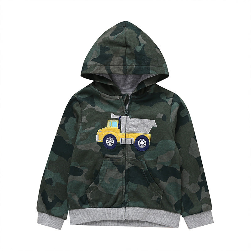 27Kid Toddlers Hoodies Boys Girls Spring Jacket Little Baby Infant Dinosuar Cartoon Hooded Kids Cute Boys Outwear Sweatshirt