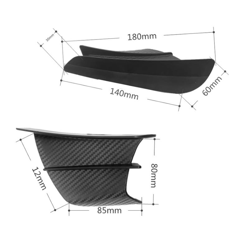 Universal Fiber Modification Spoiler Pneumatic Wing Accessories