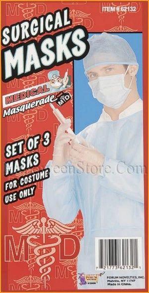 Doctor Surgical Mask Set of 3