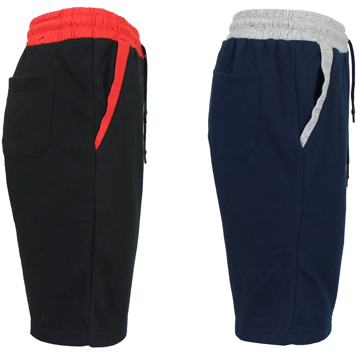 2-Pack: Women's French Terry Jogger Sweat Lounge Shorts