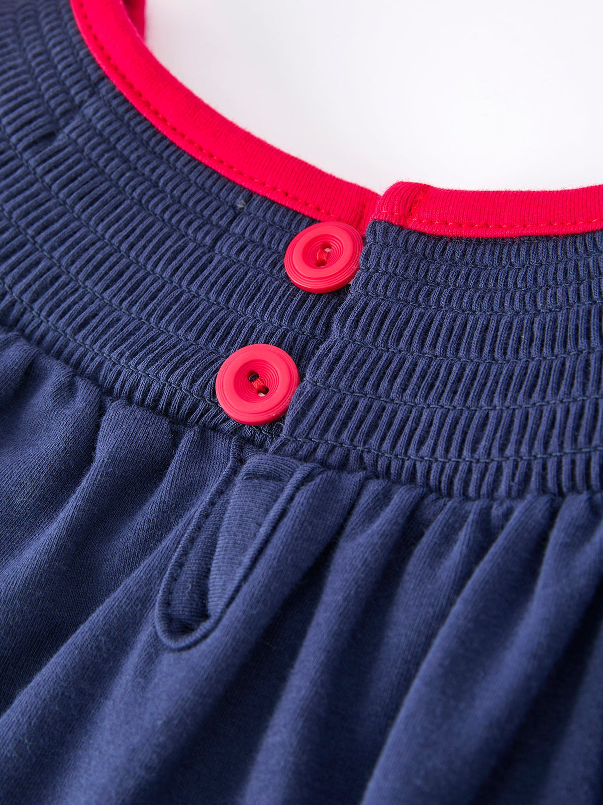 Christmas Holiday Celebration Dress: Navy with Santa Sleigh