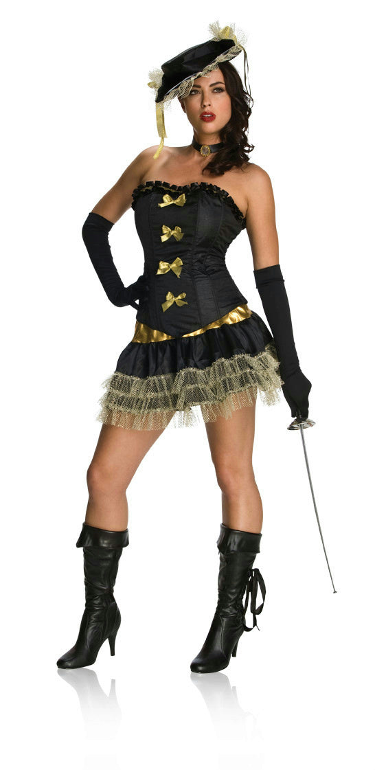 Women's Naughty Musketeer Adult Costume XS 2-4