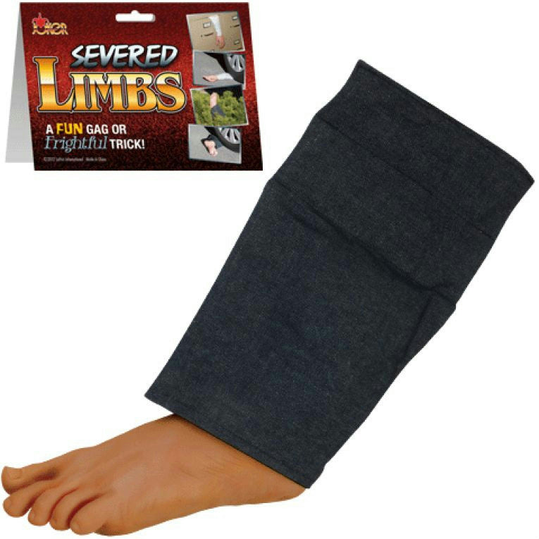 The Foot Fake Trunk Leg Gag Halloween Decor Prop