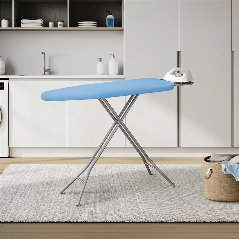 Full Size Foldable Ironing Board with 4-Leg Stand and 4-Layer Pad