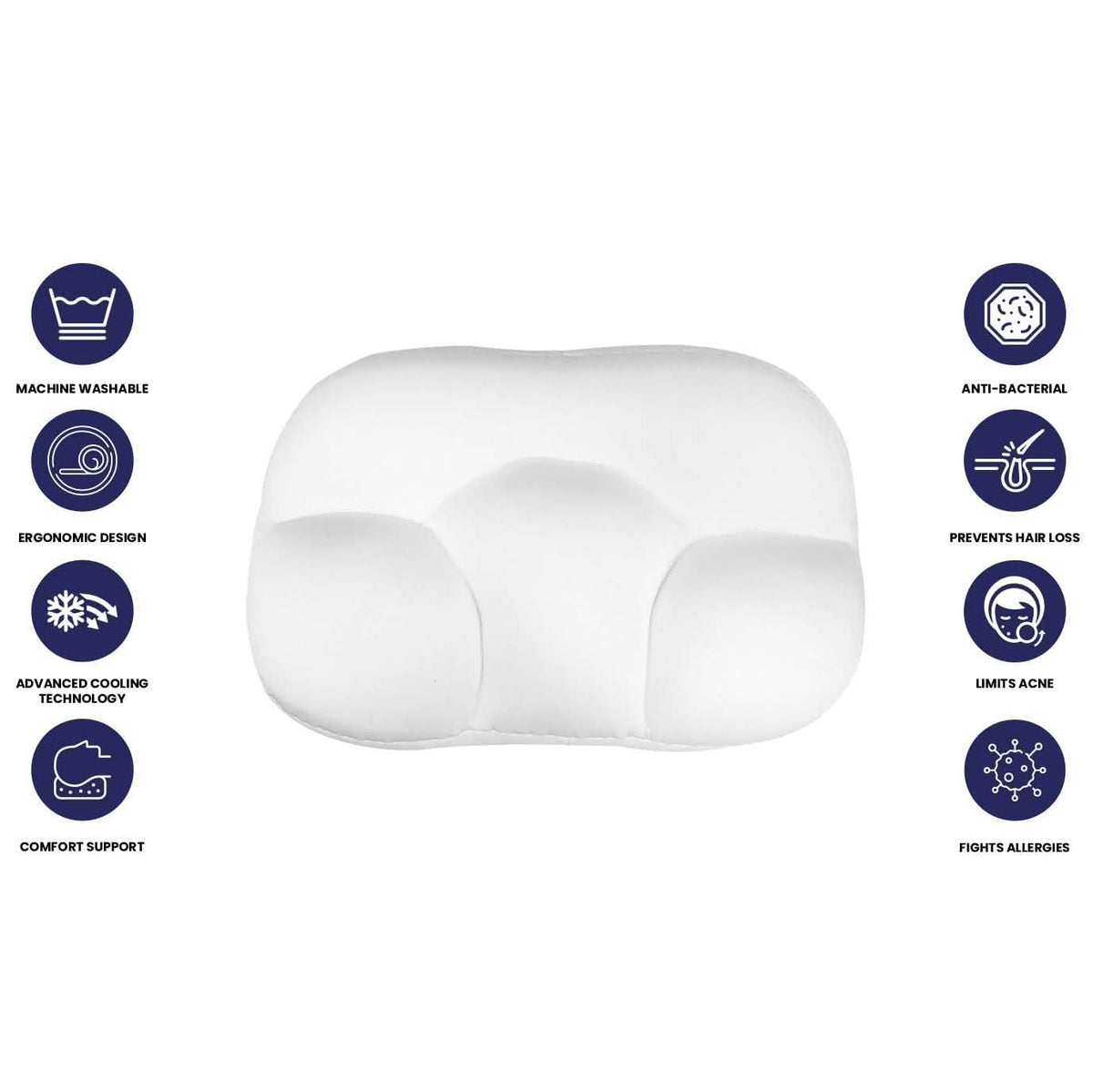 3D Super Soft Ultra Comfortable Cloud Pillow