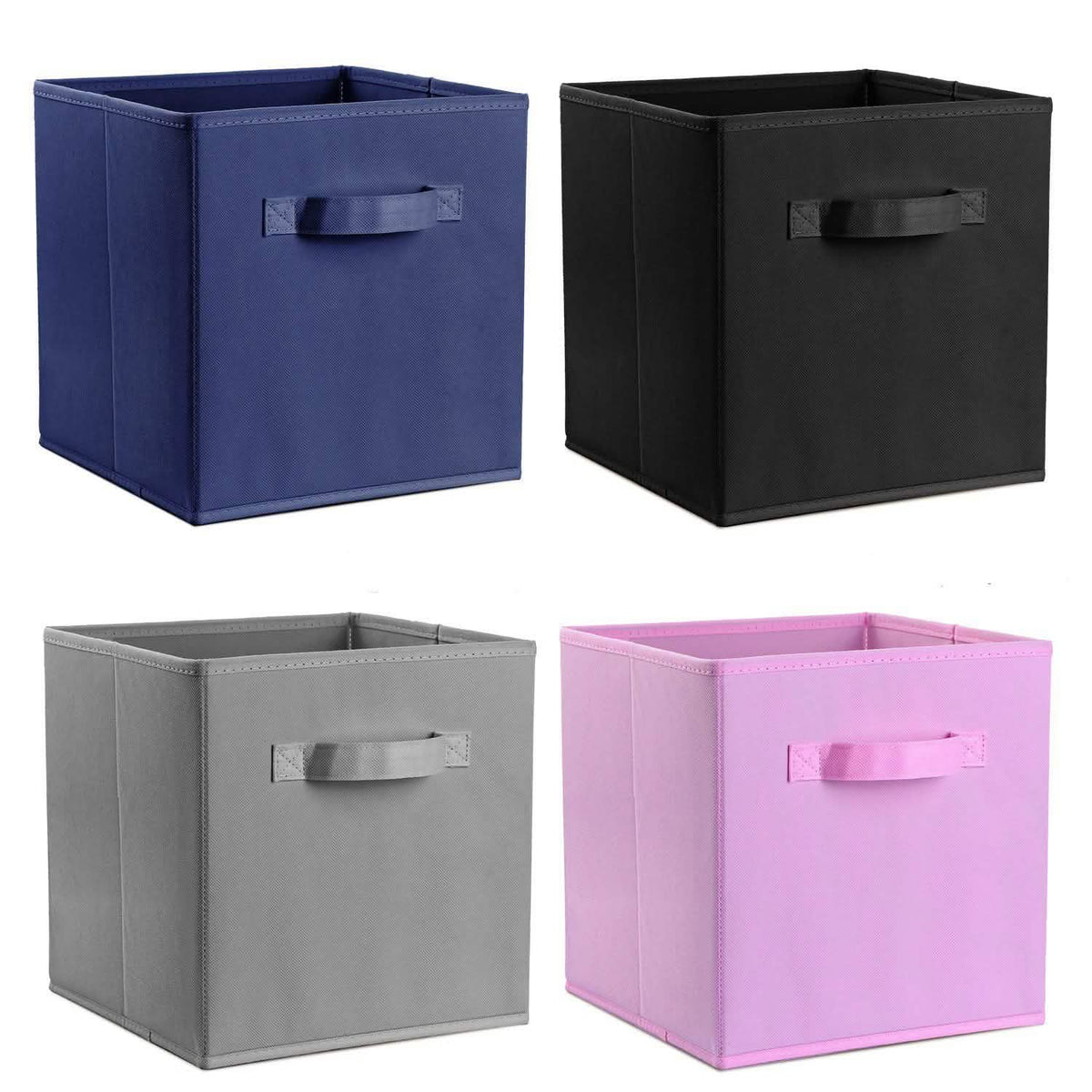 4-Pack: iMounTEK Foldable Storage Cube Bins