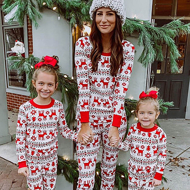 Home Pajamas Parent-child Suit