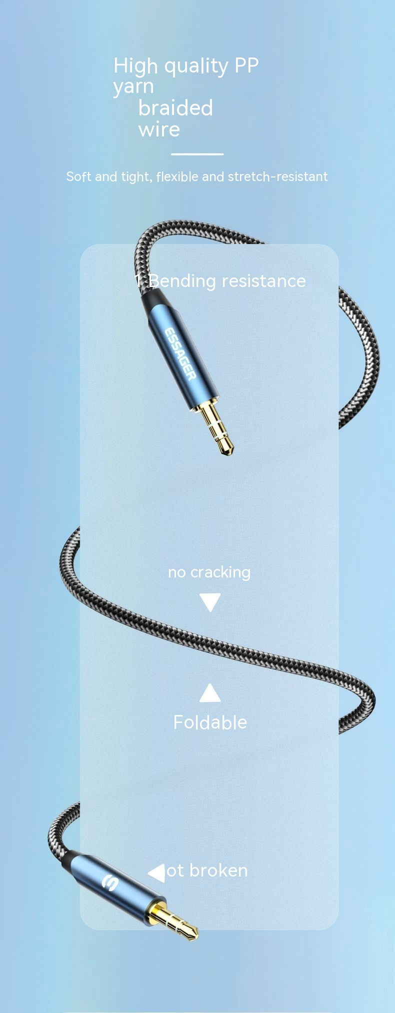 35mm Public-to-public Audio Vehicle-mounted Sound Equipment For Cellphone Cable