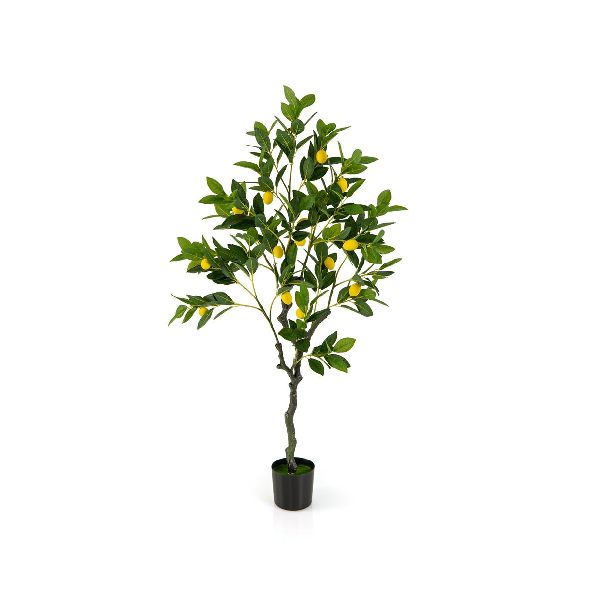 Artificial Lemon Tree 2.6/4/5.2 Feet Tall Fake Lemon Plant wuth Lemon Fruits