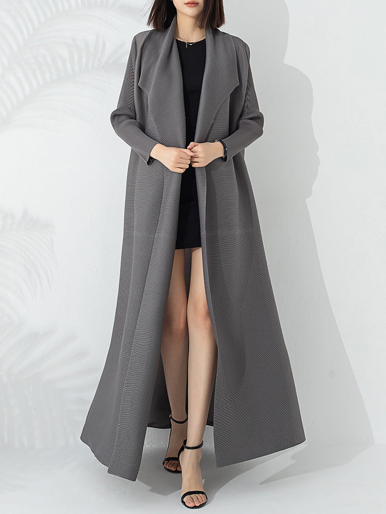 Graceful And Fashionable Long Trench Coat For Women