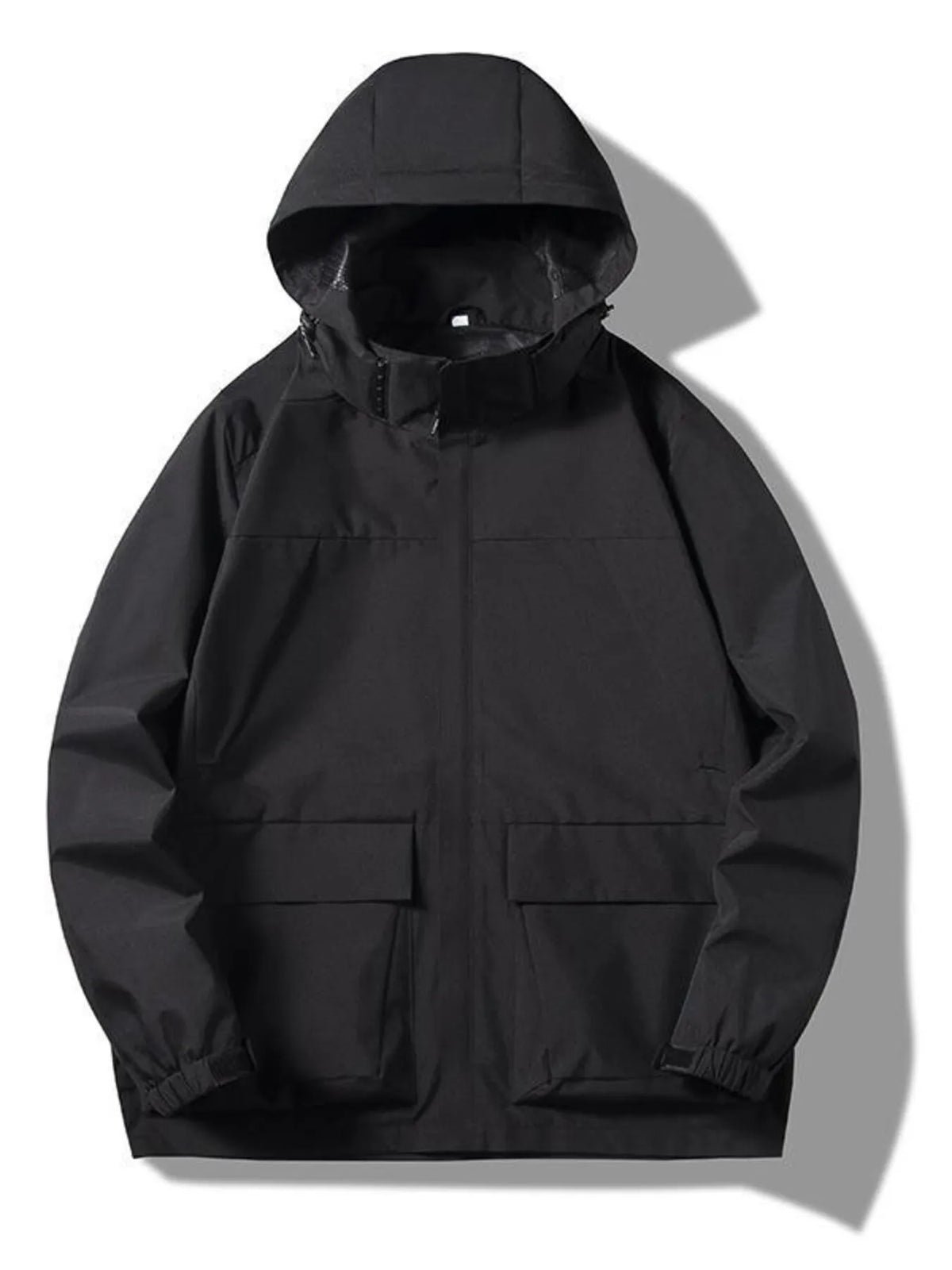 Men's Plus Size Hooded Windproof Outdoor Jacket