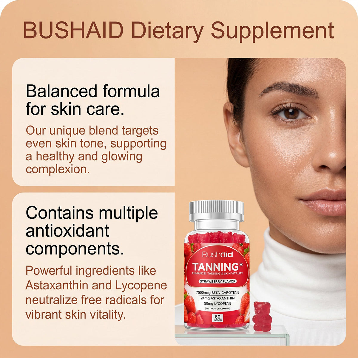 Nutritional Soft Candy With Even And Bright Skin Feeling