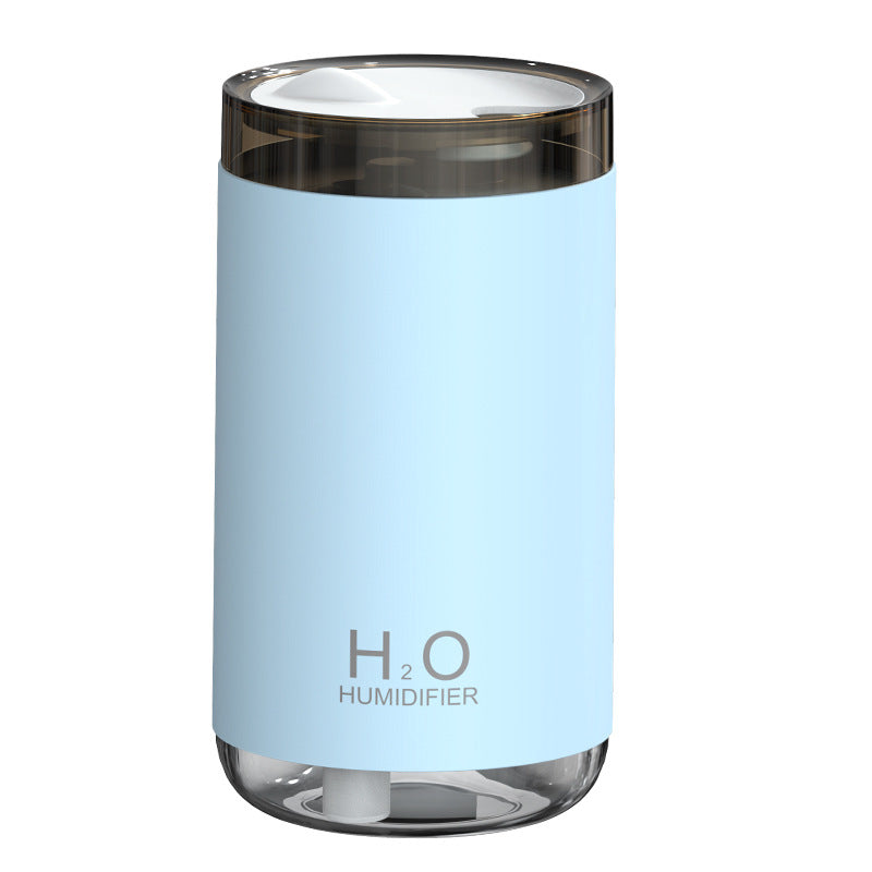 Nuevo humidificador creativo de medusas con anillo de humo, difusor de coche USB, luz nocturna cálida para el hogar o el coche