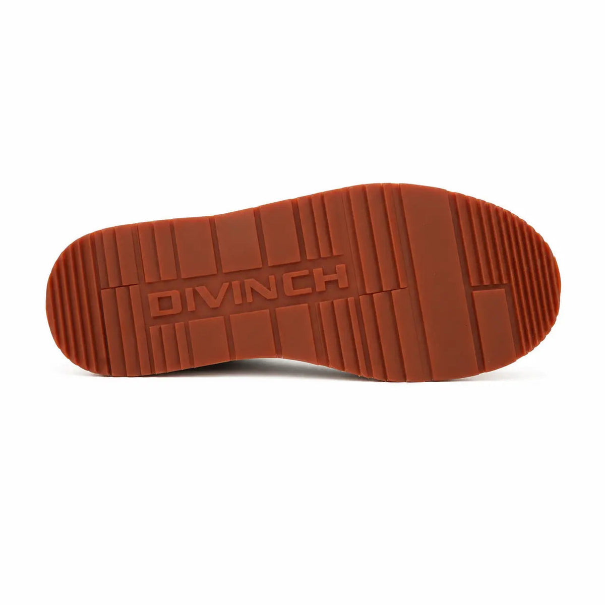 Orange-Brown Apron-Toe Cow Leather Casual Shoes