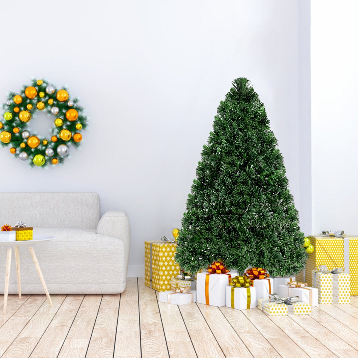 3' / 4' / 5' / 6' Fiber Optic Artificial PVC Christmas Tree
