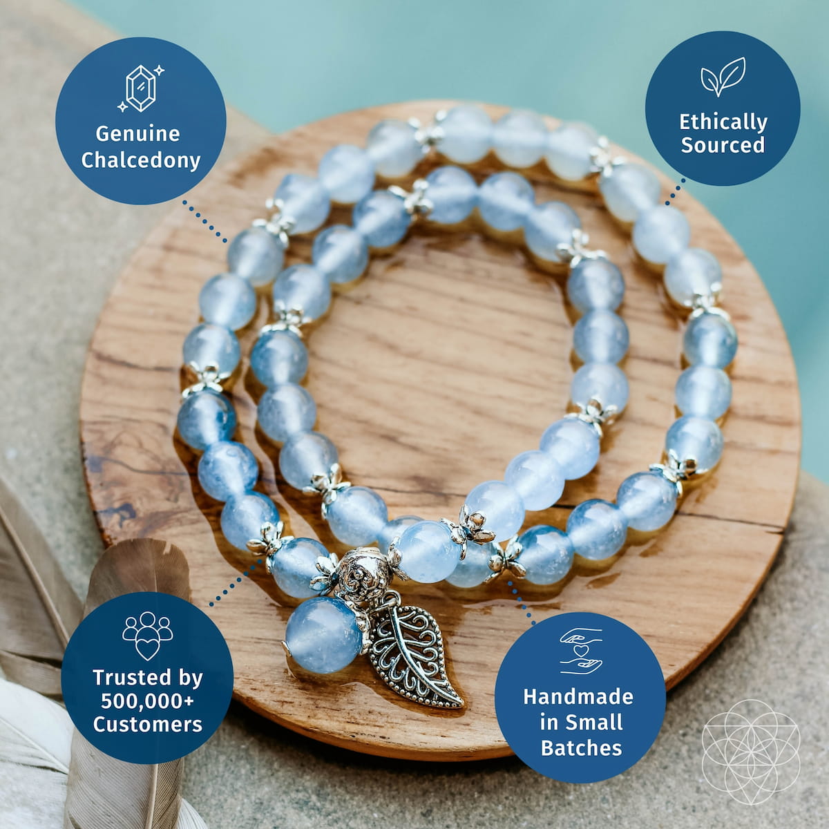La elegante pulsera calmante