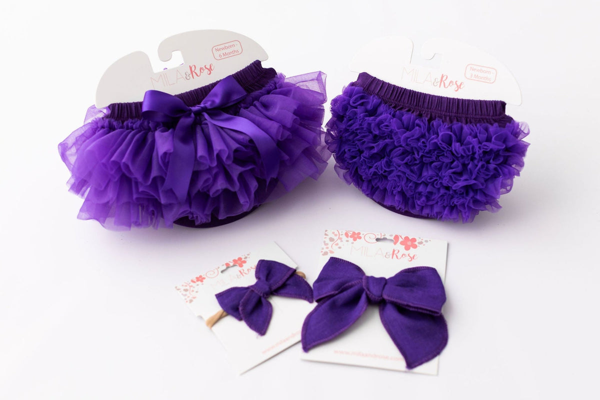 Purple Ruffle Tutu Bloomer