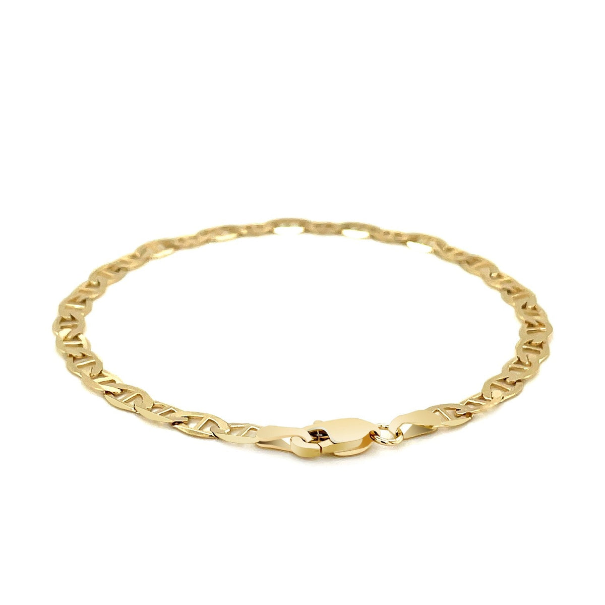 Pulsera de eslabones tipo marinero en oro amarillo de 14k (4.50 mm)