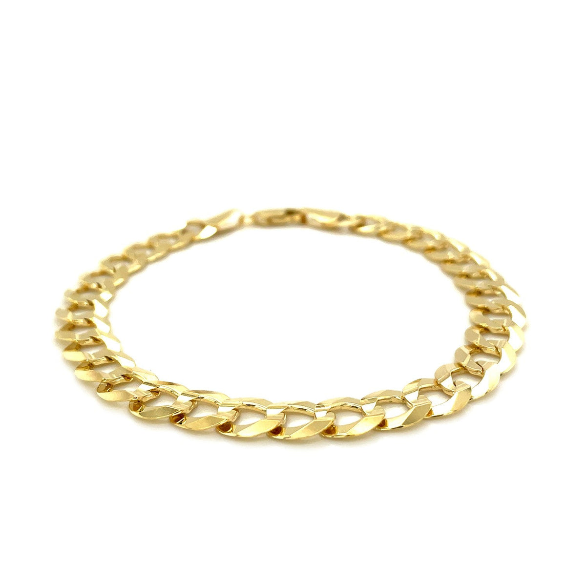 Pulsera de eslabones cubanos de oro amarillo de 10k (8.20 mm)