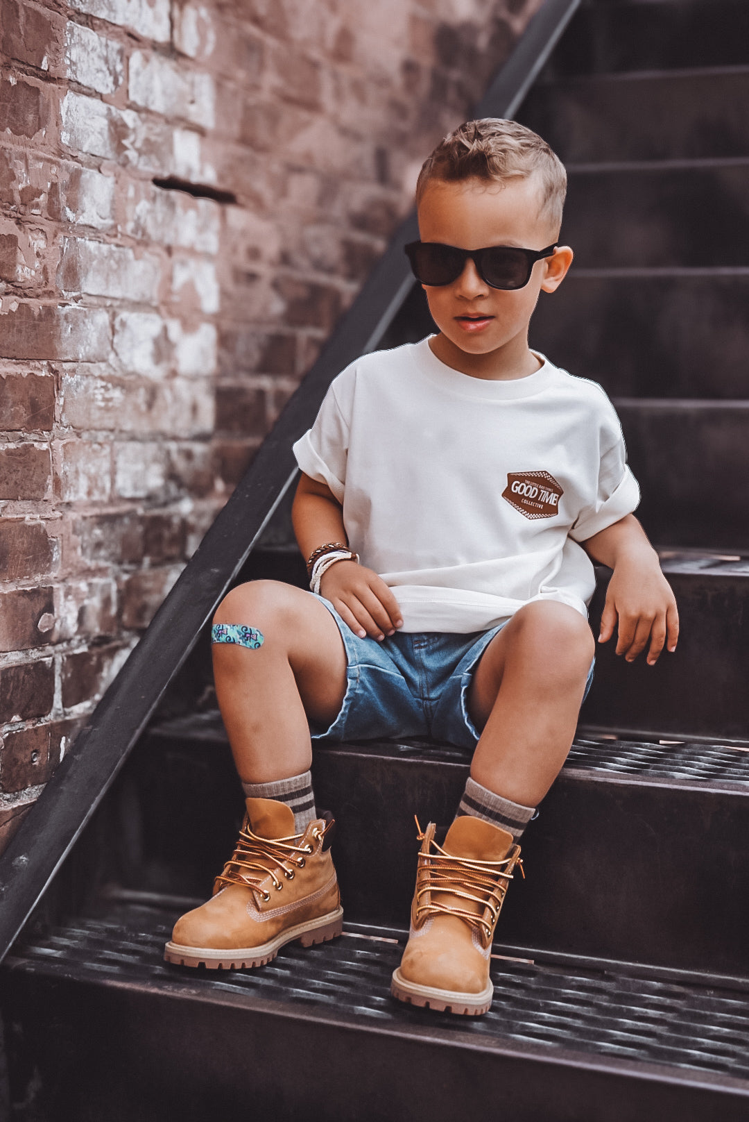 CAMISETA THE GOOD TIMES COLLECTIVE - CREMA