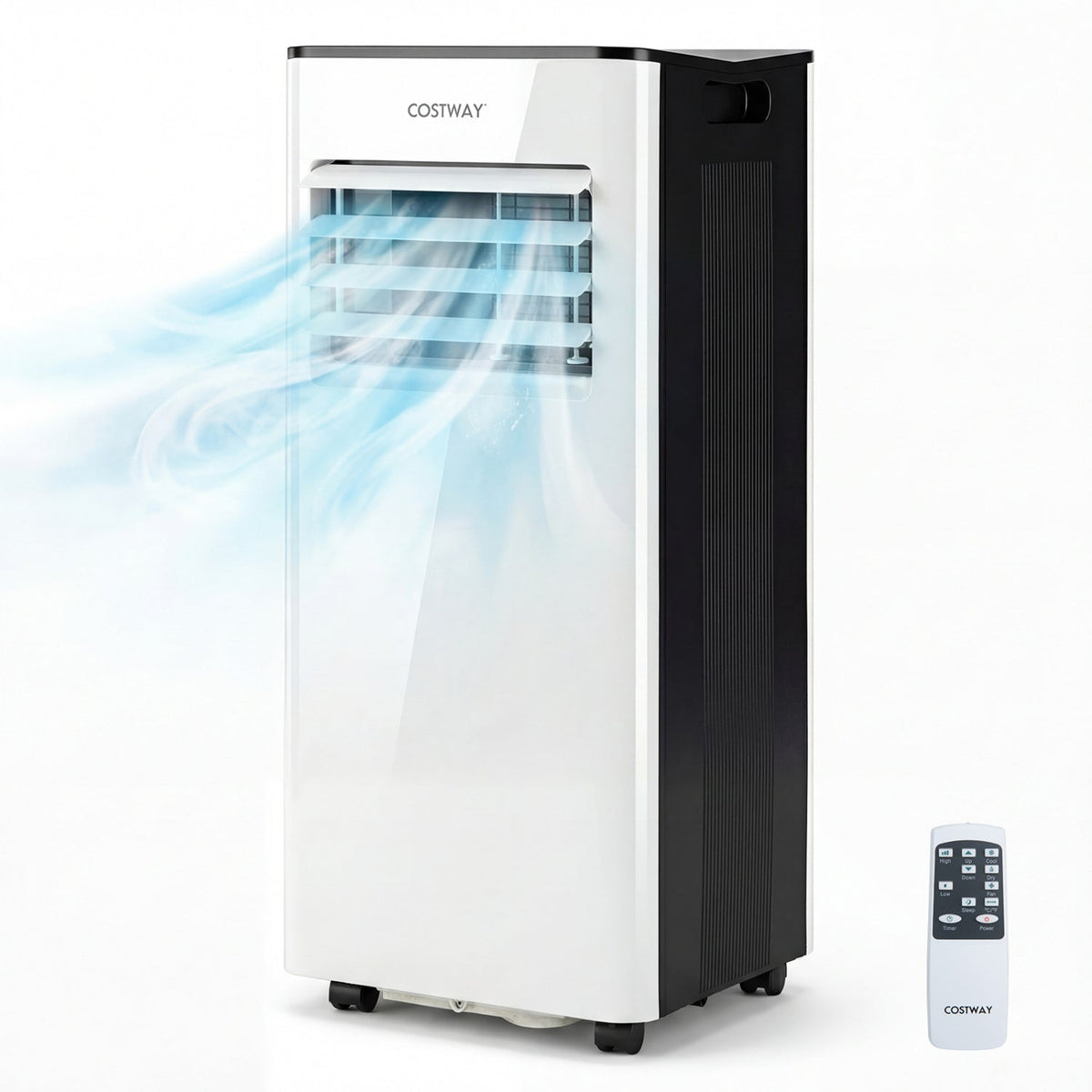 10000 BTU Portable Air Conditioner with Fan and Dehumidifier and LED Display