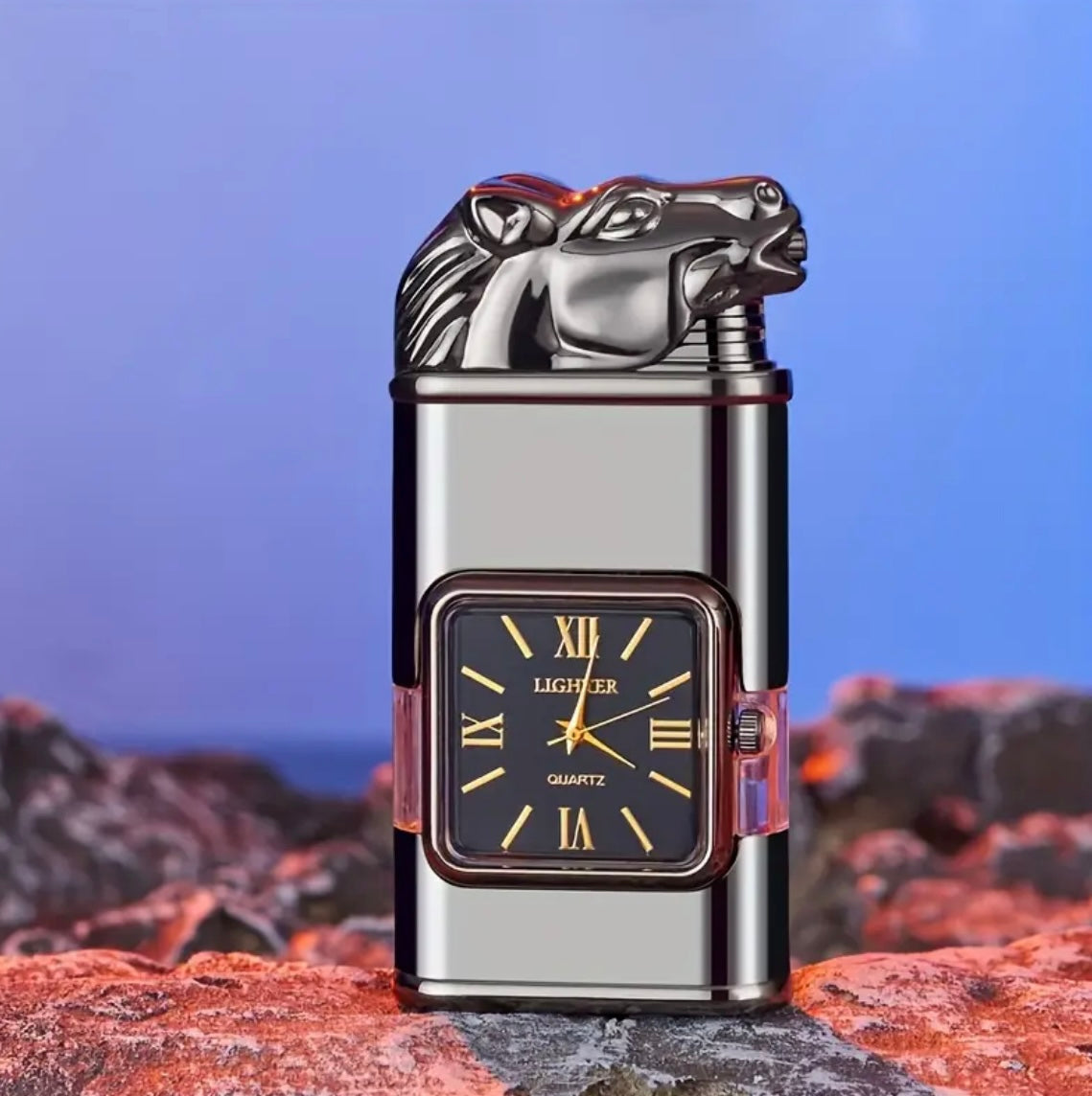 Custom Dual Watch & Lighter "Mustang"