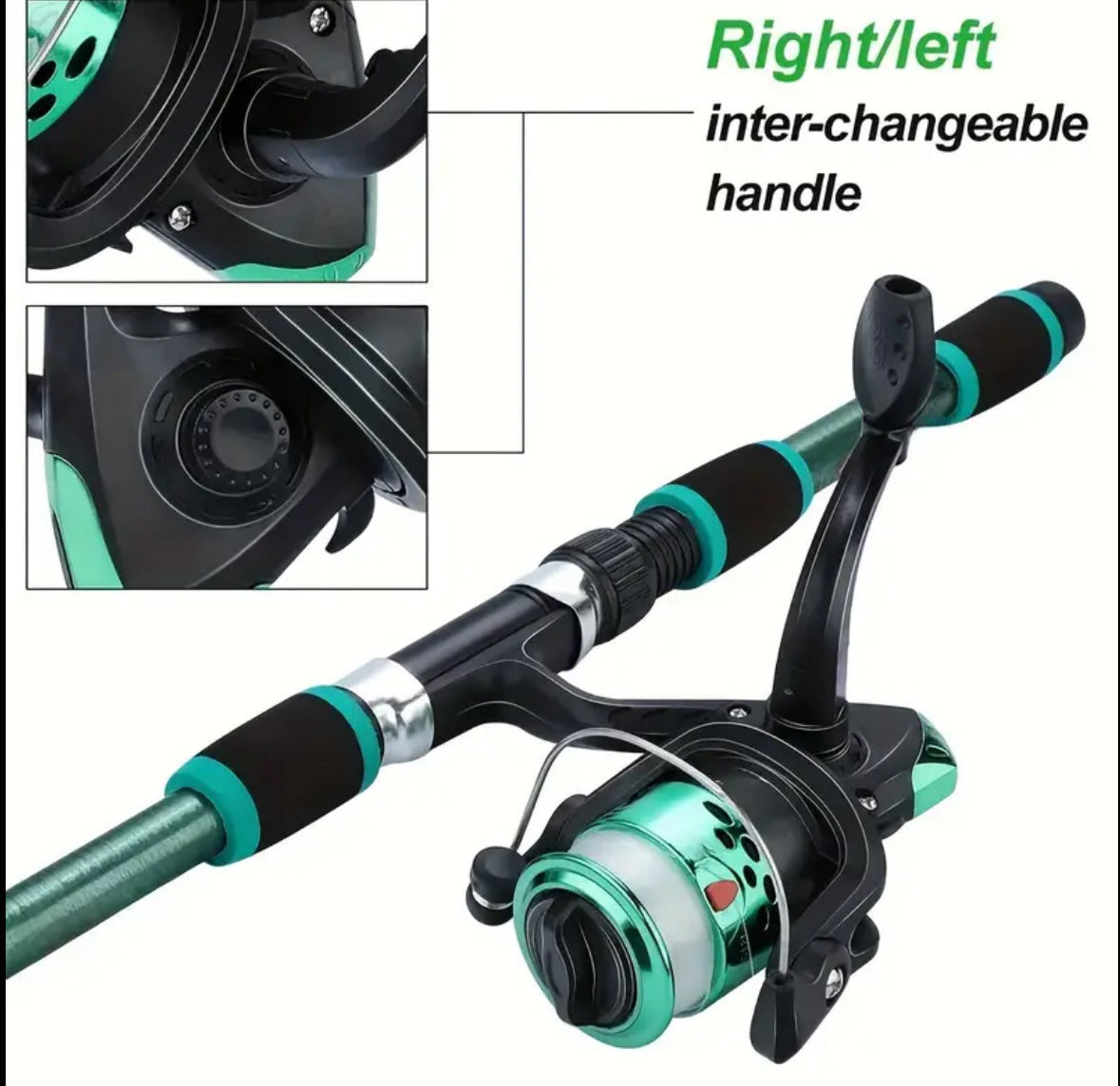 All-in-One Fishing Kit – Telescopic Rod, Reel, Tackle