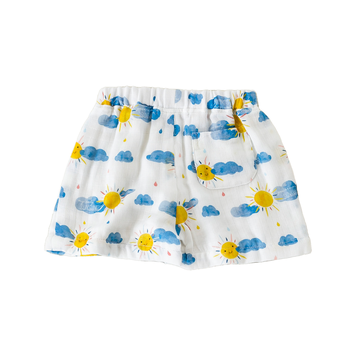You Are My Sunshine Organic Muslin Shorts