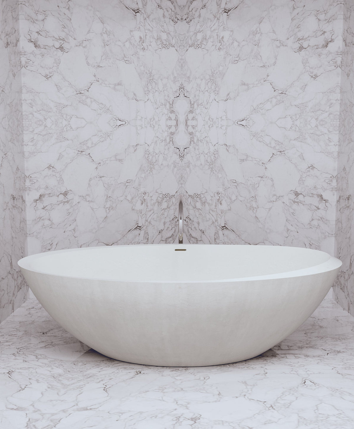 Freestanding Oval bathtub