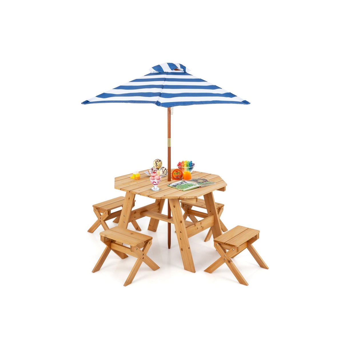 Juego de mesa de madera para niños de más de 3 años