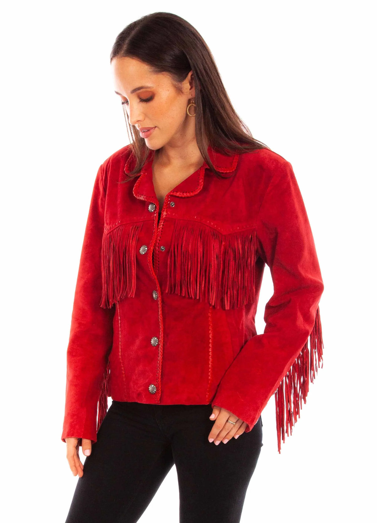 Scully Vintage Fringe - Women's Leather Jacket