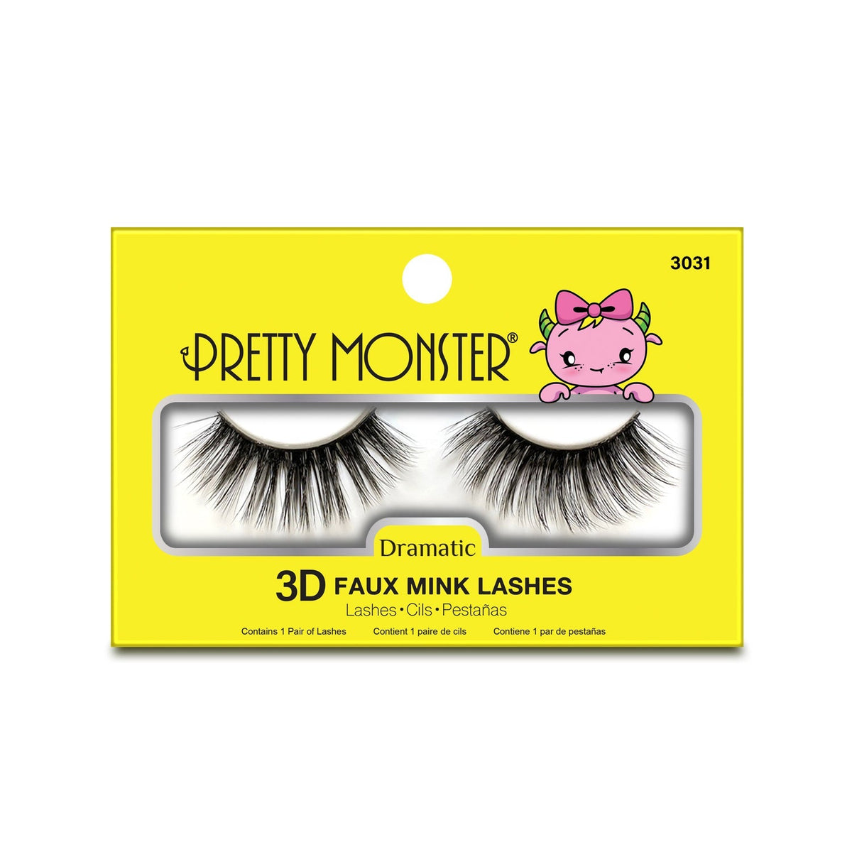 Pretty Monster Dramatic 3D Faux Mink Lashes - 3031