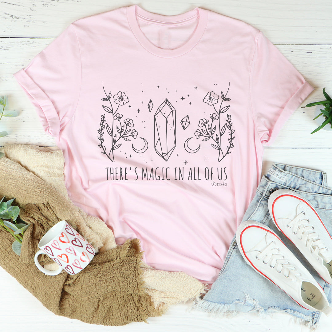 Celestial Boho Graphic T-Shirt – "There's Magic In All Of Us"