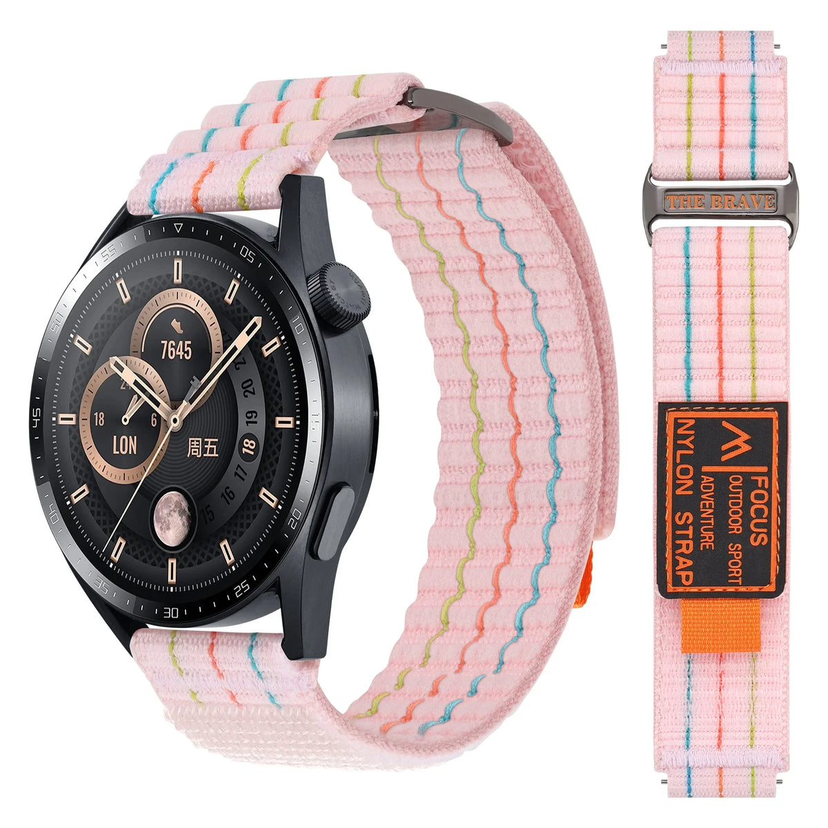 Motorola Moto Nylon Trail Loop Band Sport Smartwatch Strap Men Women