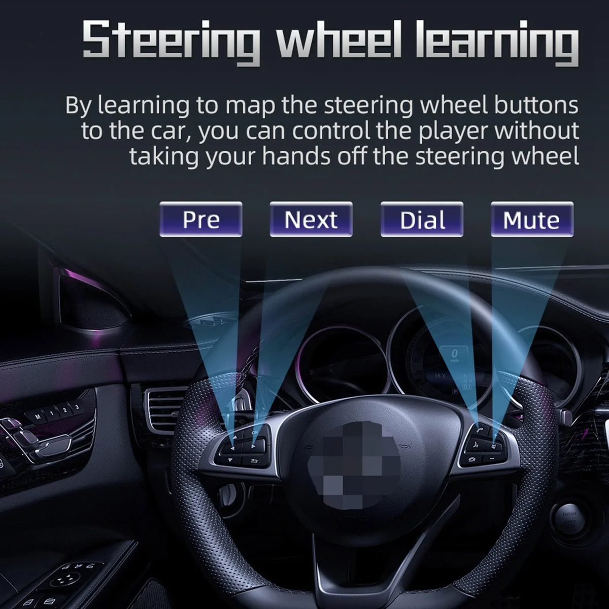 7-Inch Touchscreen Car Stereo with Apple CarPlay & Android Auto