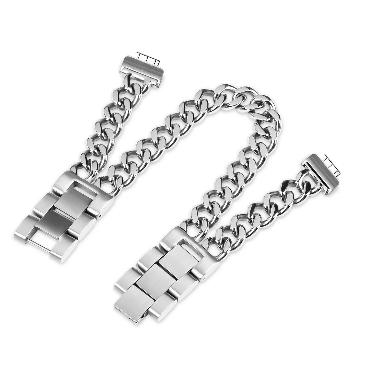 Fitbit Inspire & Ace Stainless Steel Double-Chain Bracelet