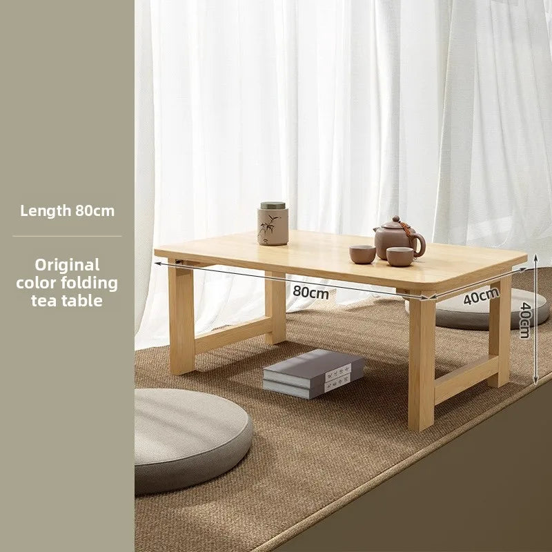 bay window table small table Japanese tatami tea table kang table foldable coffee table kang table floor table low table