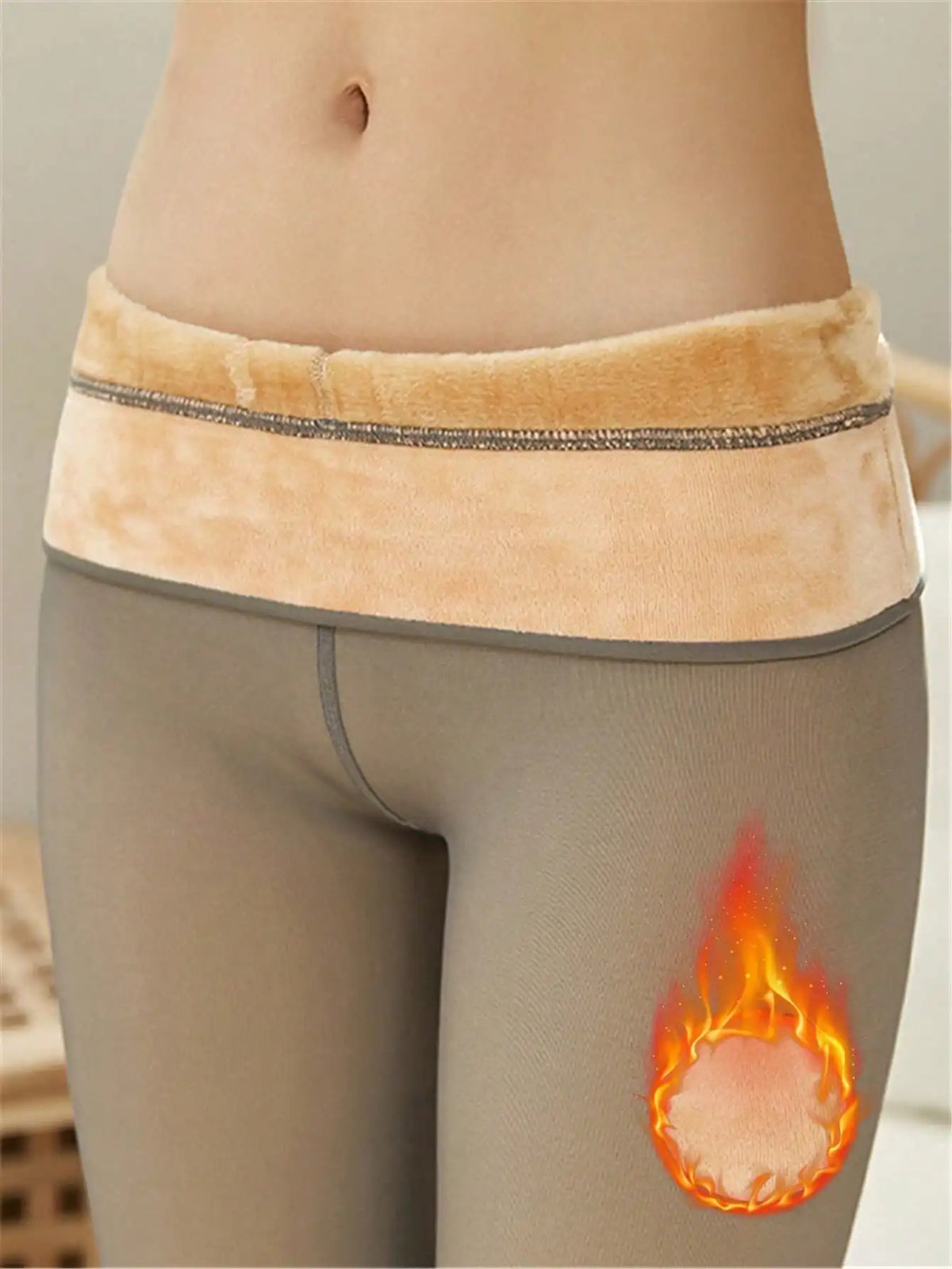 Plus size 200g Thickened Thermal Pantyhose Stockings Women, High Elasticity, Translucent, High Waist, Tights Autumn And Winter