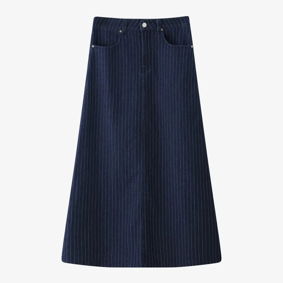 AS SS26 pinstripe denim skirt fashion woman clothes lady wear