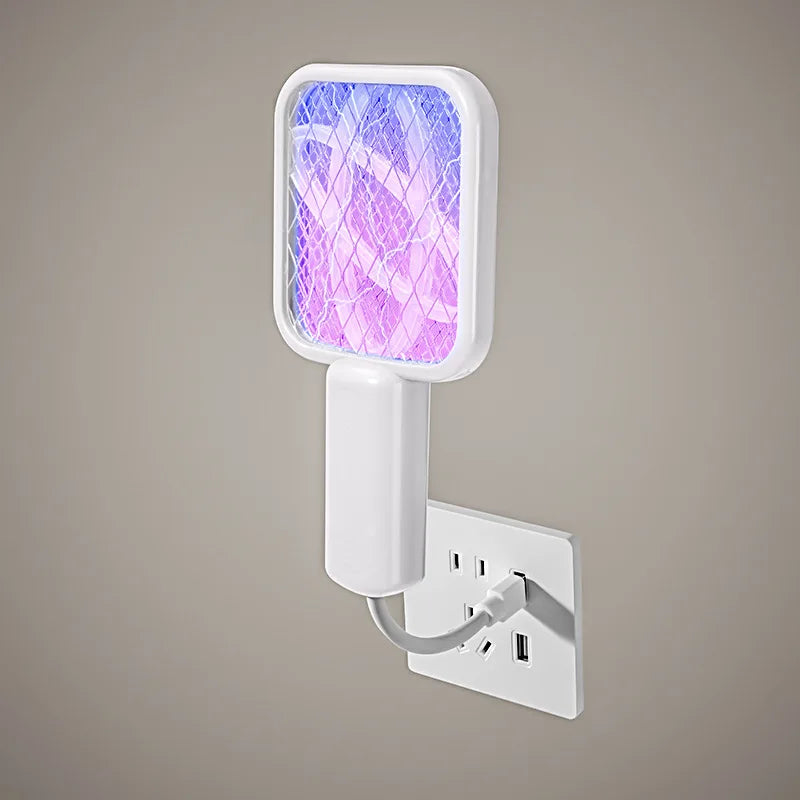 USB Mosquito Swatter Trap Zapper Lamp Portable Outdoor Safe