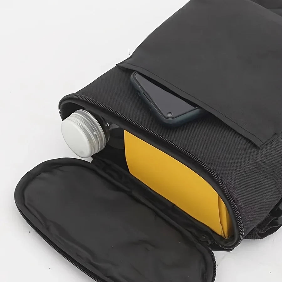 Multi Functional Bicycle Clutch with Large Capacity, Electric and Motorcycle Front Zipper Storage, Motorcycle Accessories|
