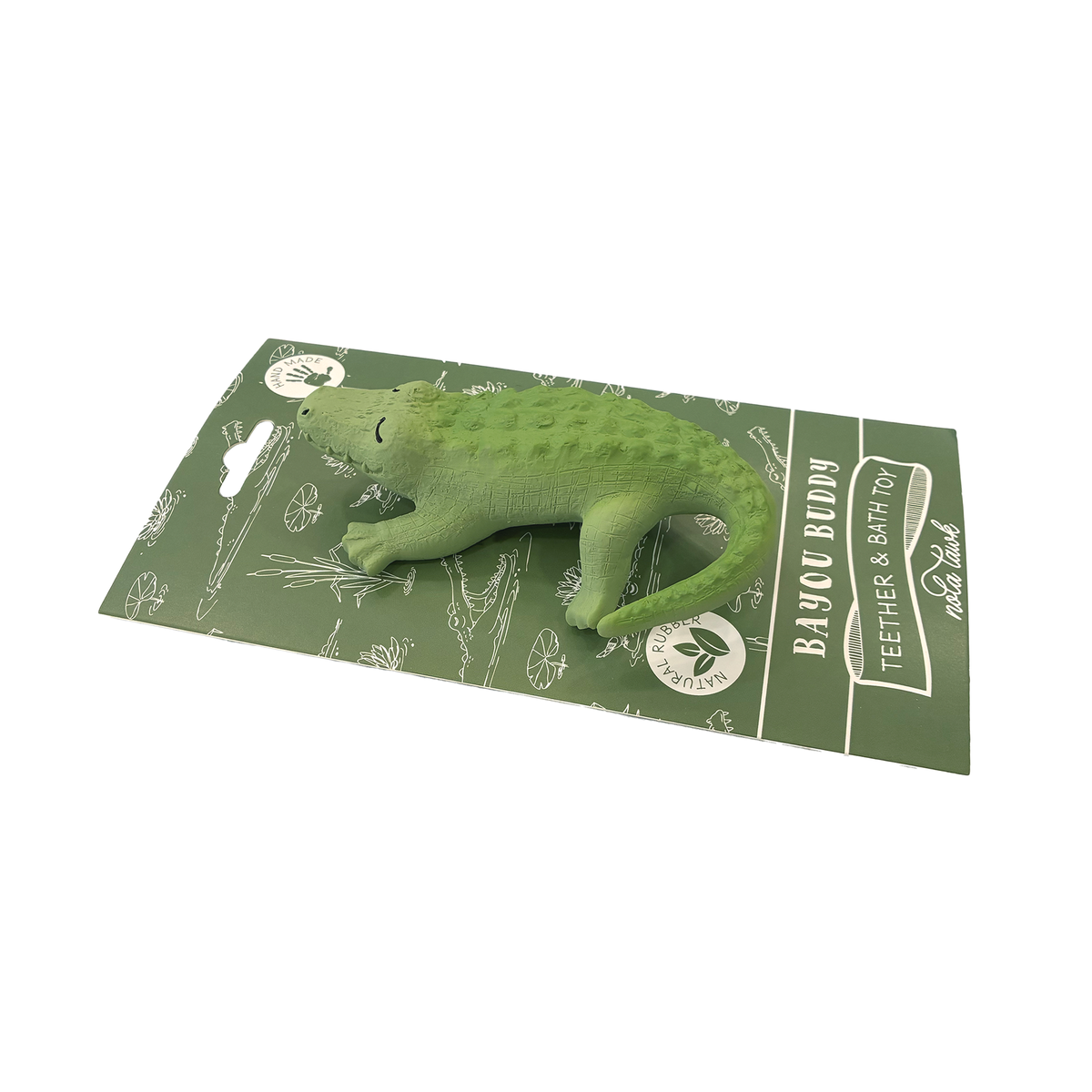 Bayou Buddy Gator Teether & Bath Toy
