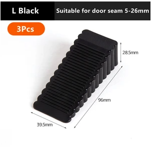 Door stopper-black large-1 bag