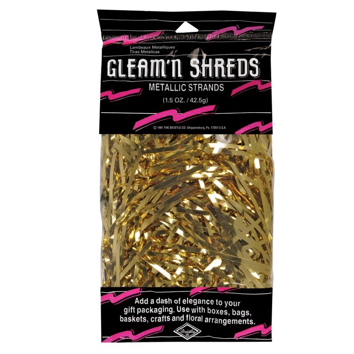 Gleam'n Shreds Metallic Strands - Gold