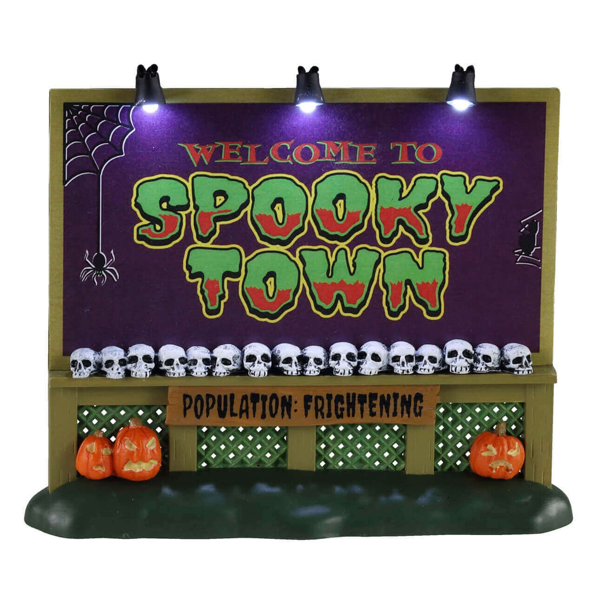 Spookytown Lighted Sign