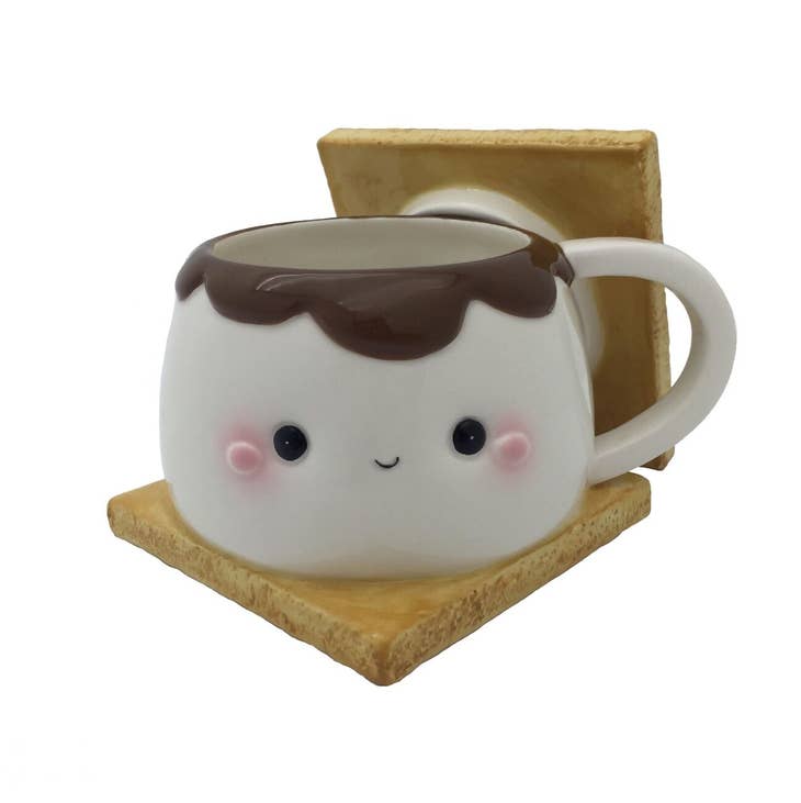 Marshmallow Smore Mug with Lid